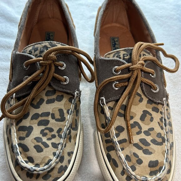 Sperry Top Slider Cheetah Print - Picture 1 of 7